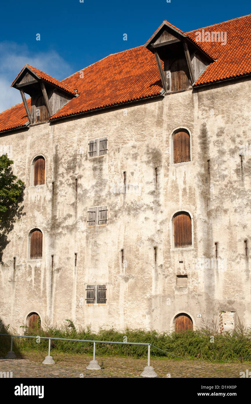 Edificio nella città vecchia di Tallinn, la capitale dell'Estonia. Foto Stock