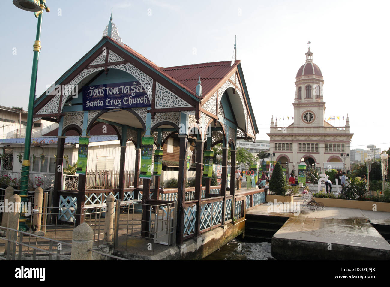 Chiesa di Santa Cruz , Chiesa Portoghese a Bangkok , Thailandia Foto Stock