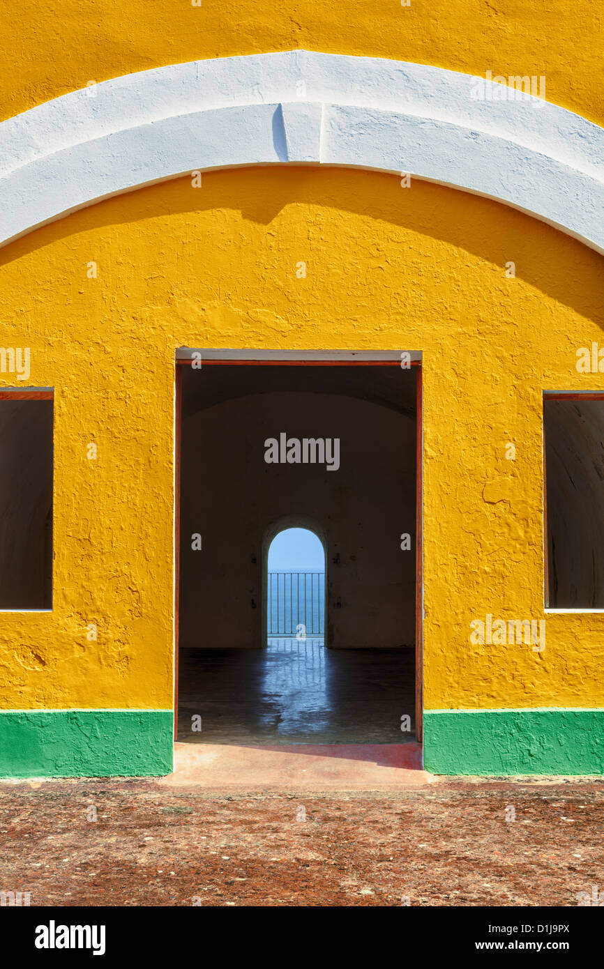 Fort Castillo San Felipe del Morro, San Juan National Historic Site, un parco nazionale nella vecchia San Juan, Puerto Rico Foto Stock