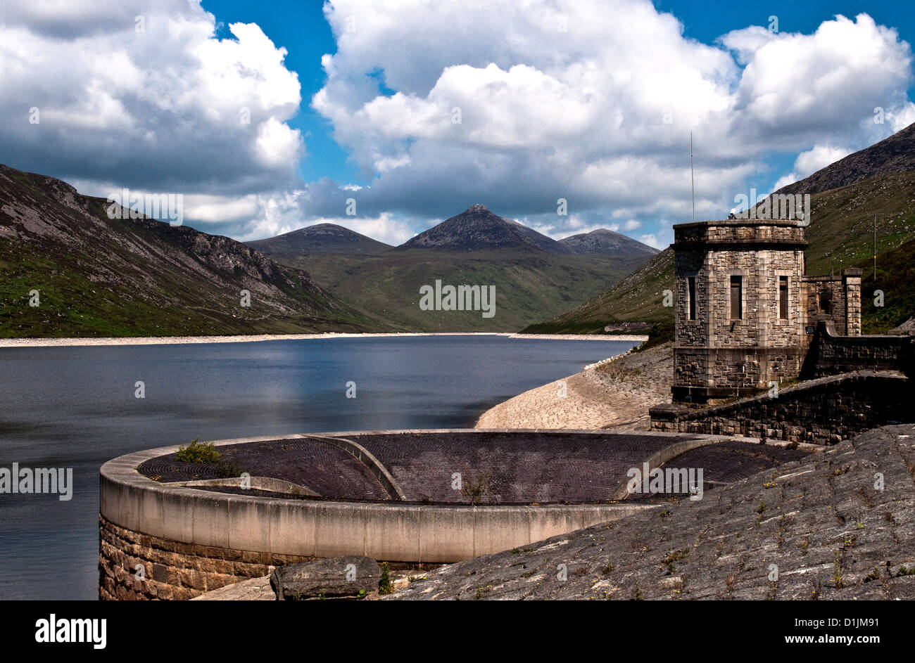 Silent Valley Dam contea di Down Irlanda del Nord Foto Stock