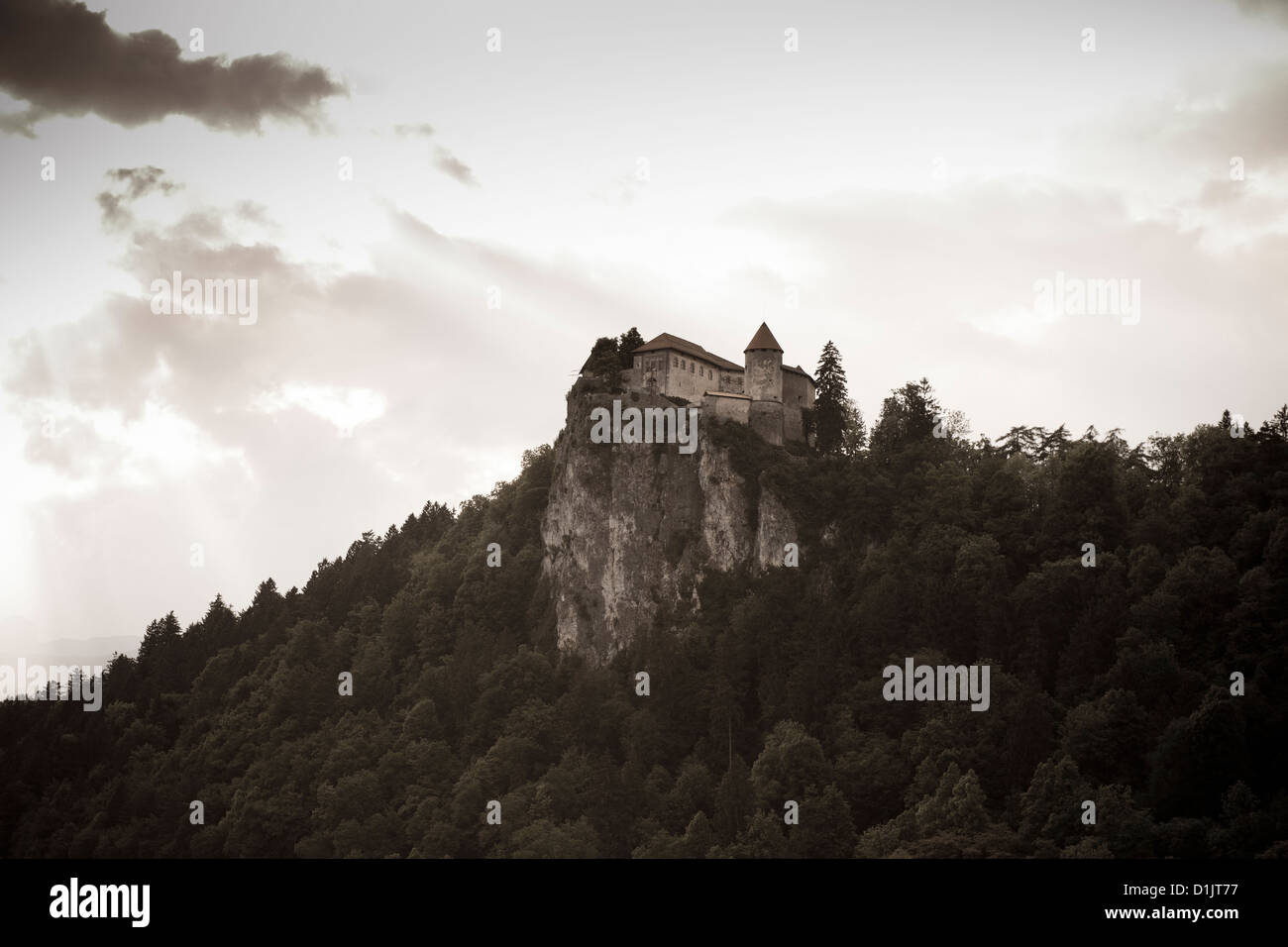 Castello di Bled Foto Stock