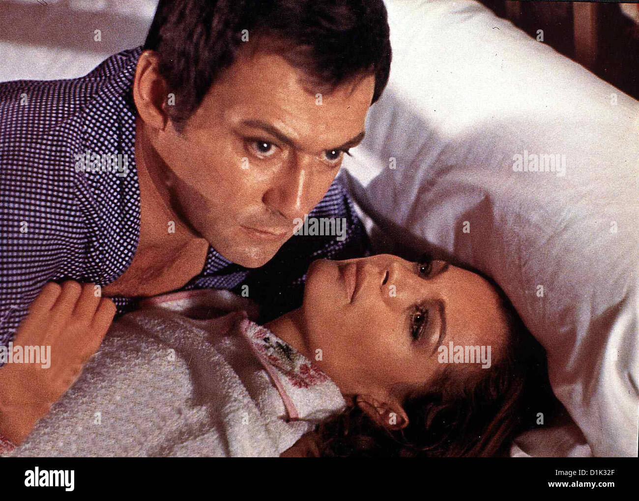 Die Geliebte Des Anderen qui? Maurice Ronet, Romy Schneider aufkeimende die Liebe der beiden wird schon bald durch Serges Foto Stock