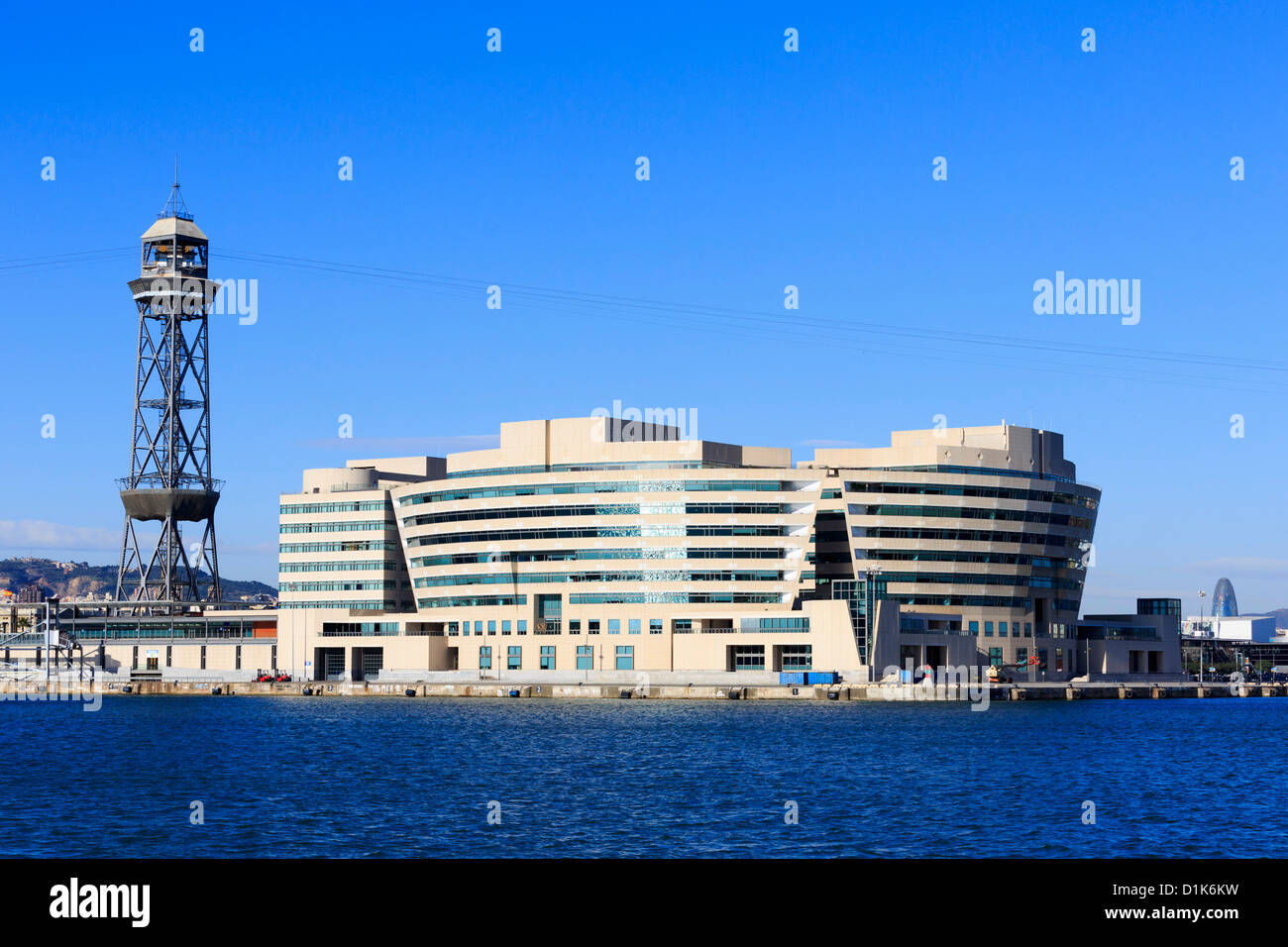 Barcellona World Trade Center Foto Stock