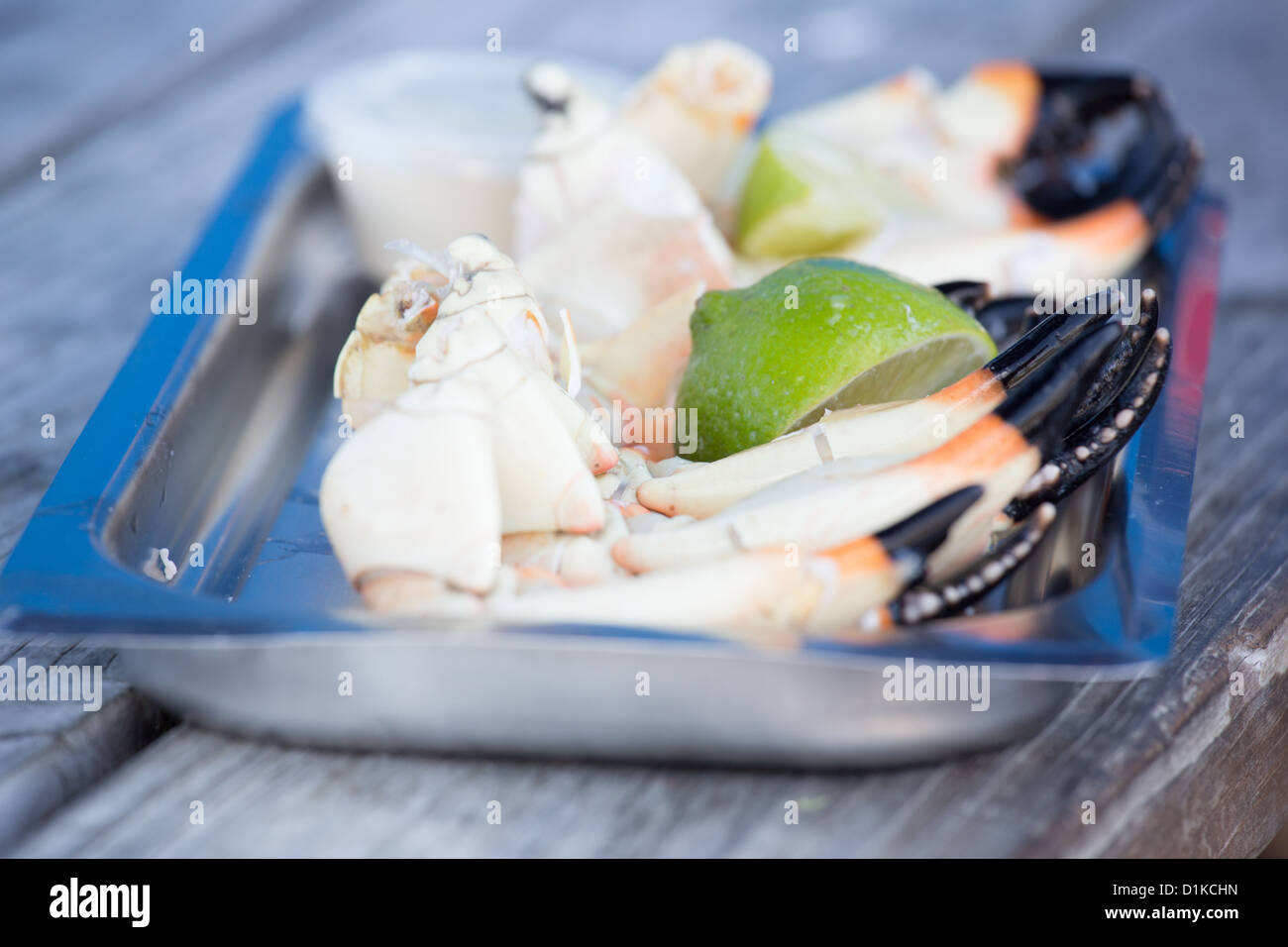 Chele di Granchio ad un ristorante di pesce a Key West, Florida Keys,  Florida, Stati Uniti d'America Foto stock - Alamy