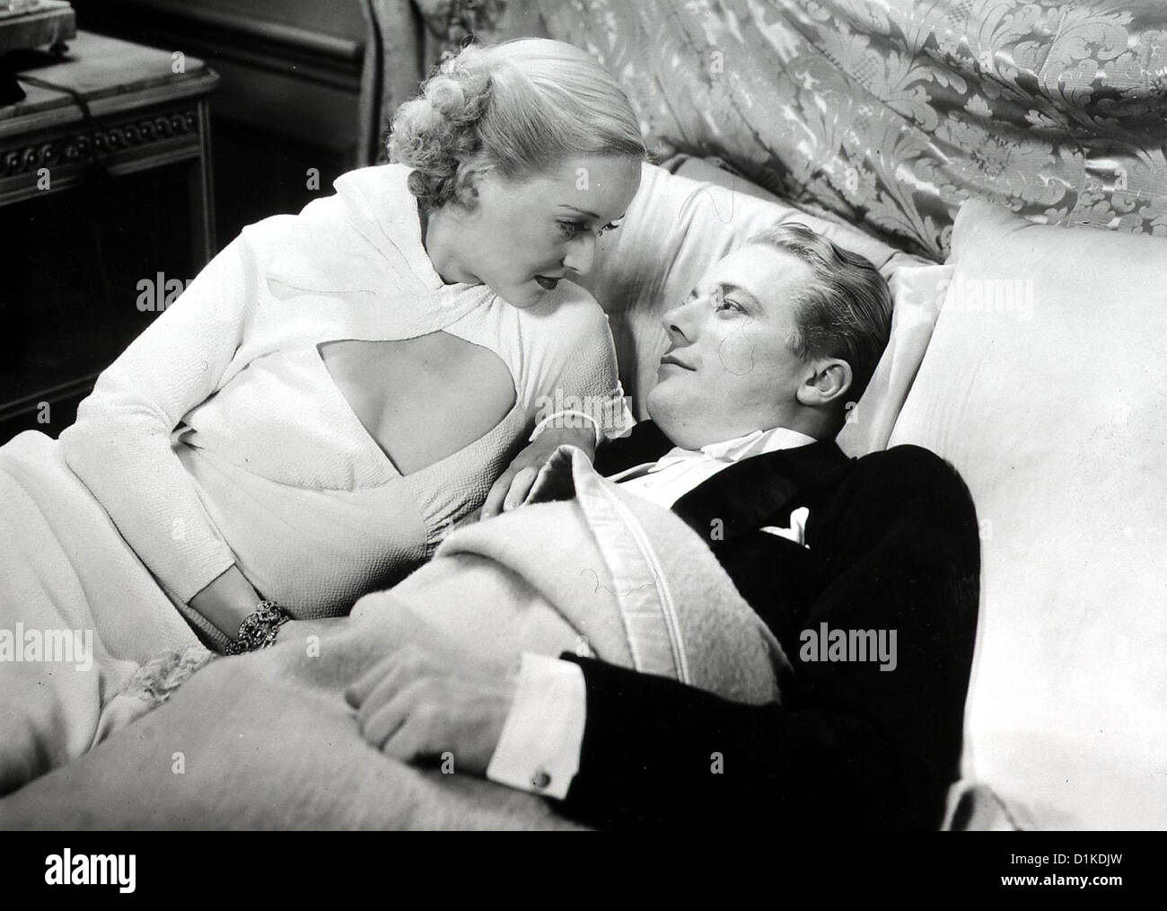 Spaete Heirat Ausgeschlossen Ex-Lady Bette Davis, Gene Raymond Schriftsteller Don Peterson (Gene Raymond) verliebt sich in Foto Stock