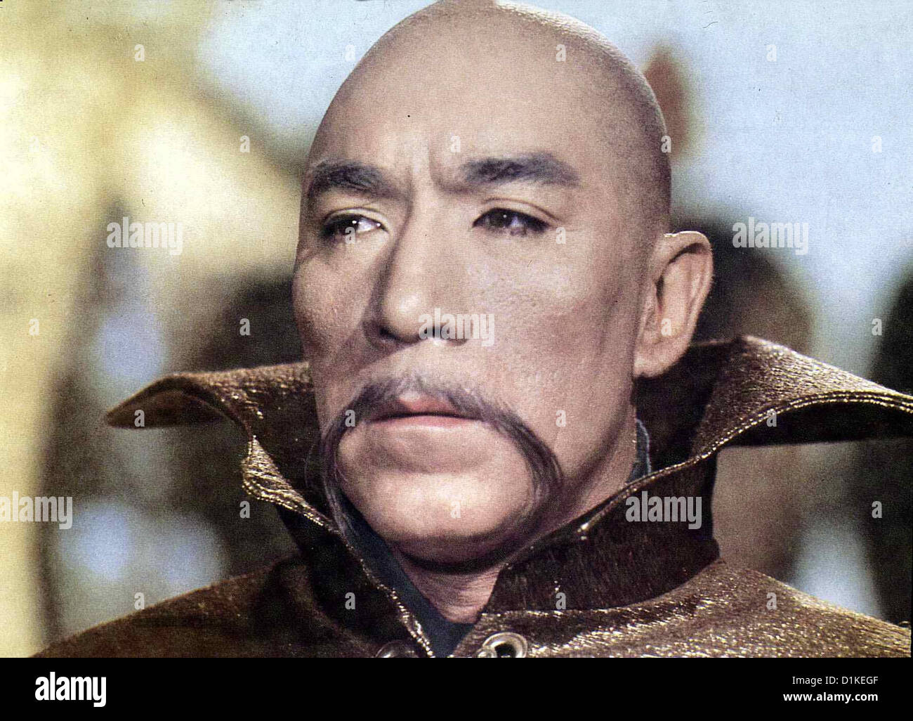 Im Reich Des Kublai Khan Fabuleuse Aventure De Marco Polo, la Anthony Quinn Der Tyrann christenfeindliche Kublei Khan Foto Stock