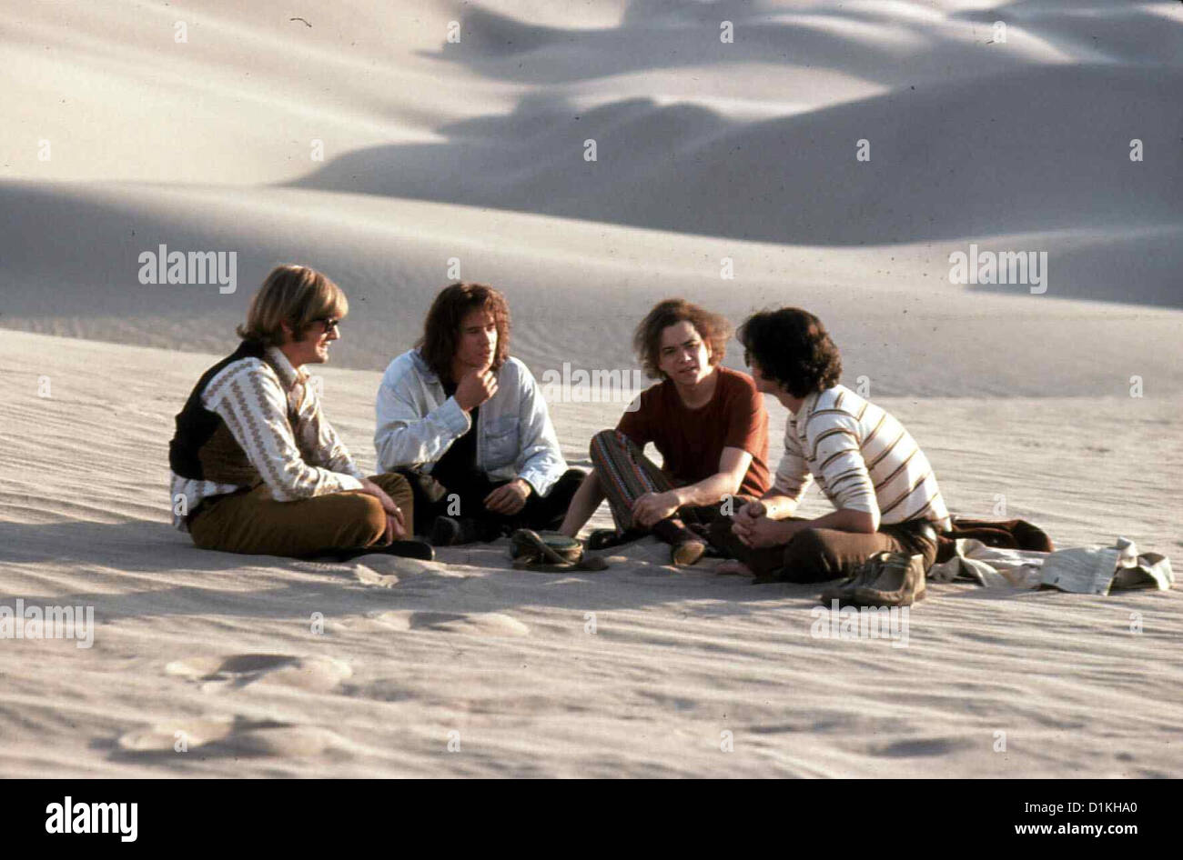 Le porte porte, porte, v.l: Ray Manzarek (Kyle MacLachlan), Jim Morrison (Val Kilmer), Robby Kreiger (Frank Whaley), John Foto Stock