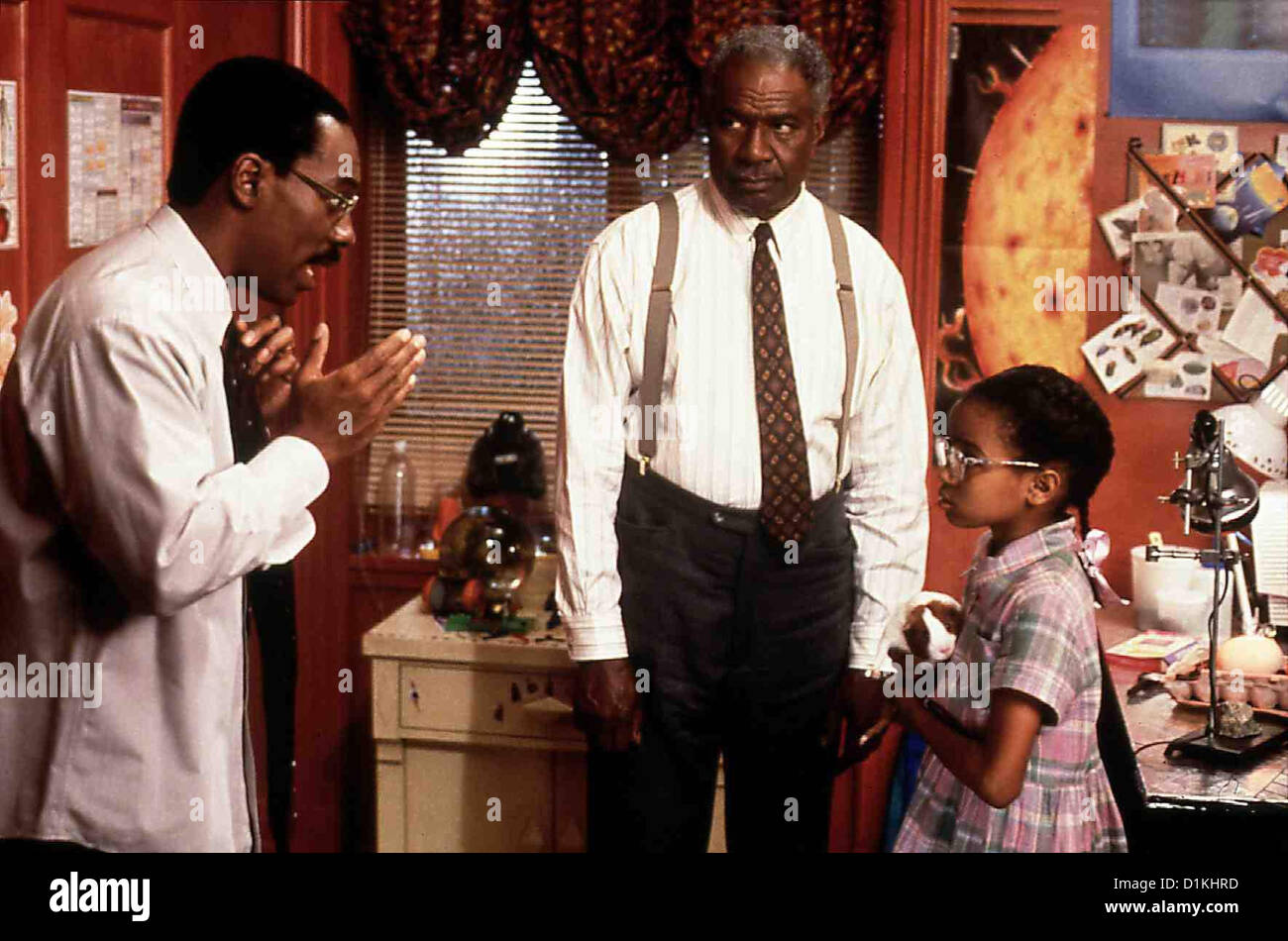 Il Dottor Dolittle il Dottor Dolittle il Dottor Dolittle (Eddie Murphy), Archer Dolittle (Ossie Davis), Maya Dolittle (Kyla Pratt) *** Local Foto Stock