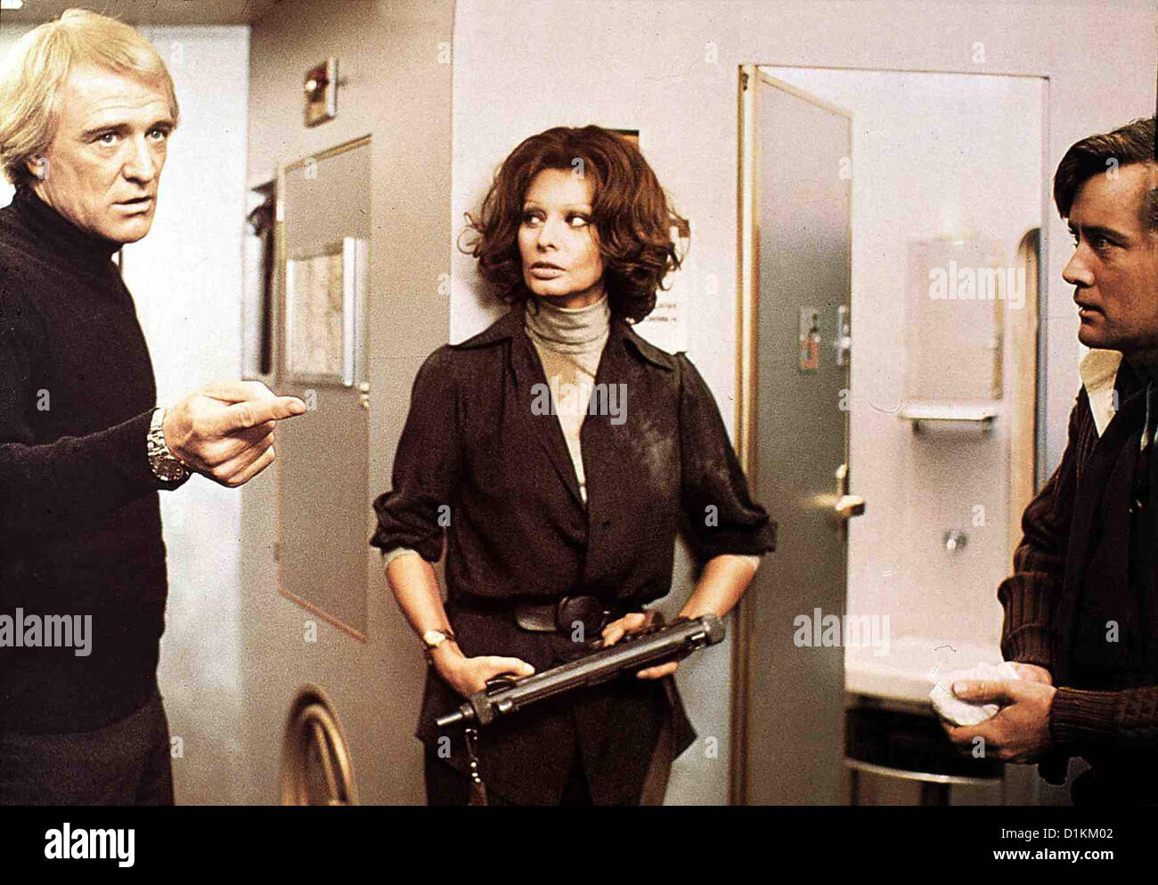 Cassandra Crossing Cassandra Crossing Richard Harris, Sophia Loren, Martin Sheen Ein terrorista, der mit toedlichen Bakterien Foto Stock