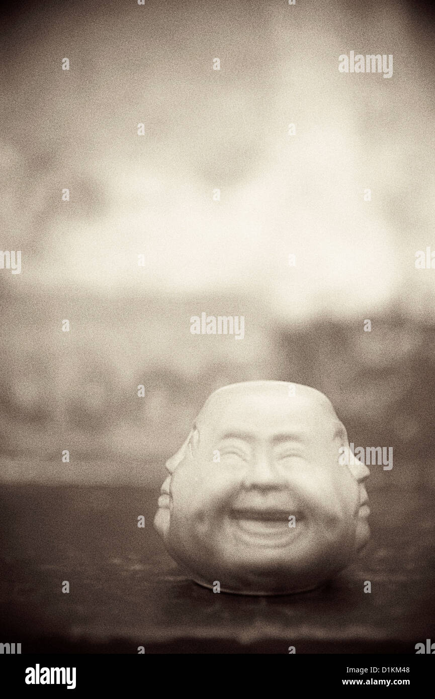 Strano cinese di fronte multiple oggetto. Foto Stock