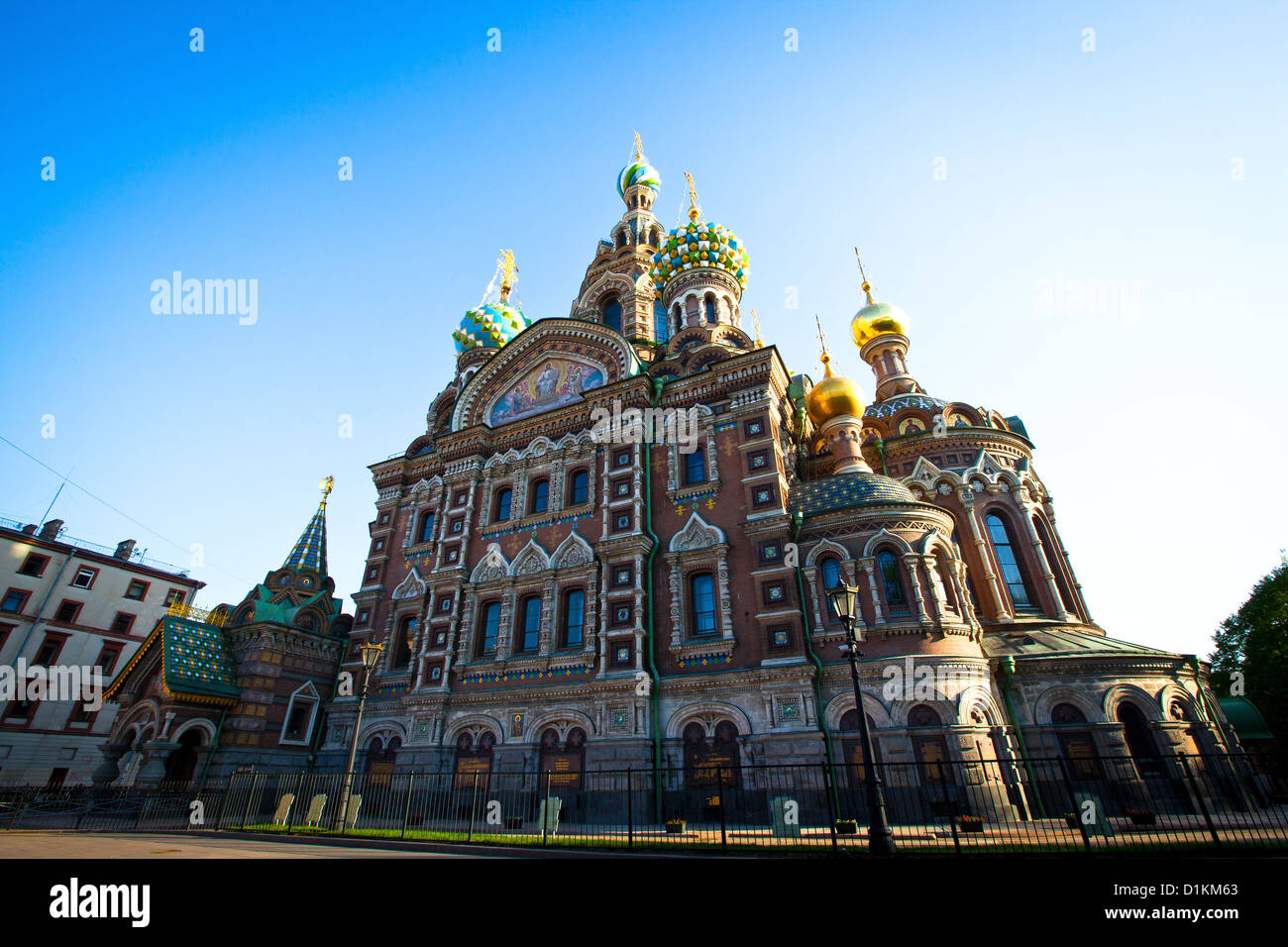 Spas-na-krovi cattedrale, San Pietroburgo, Russia. Foto Stock