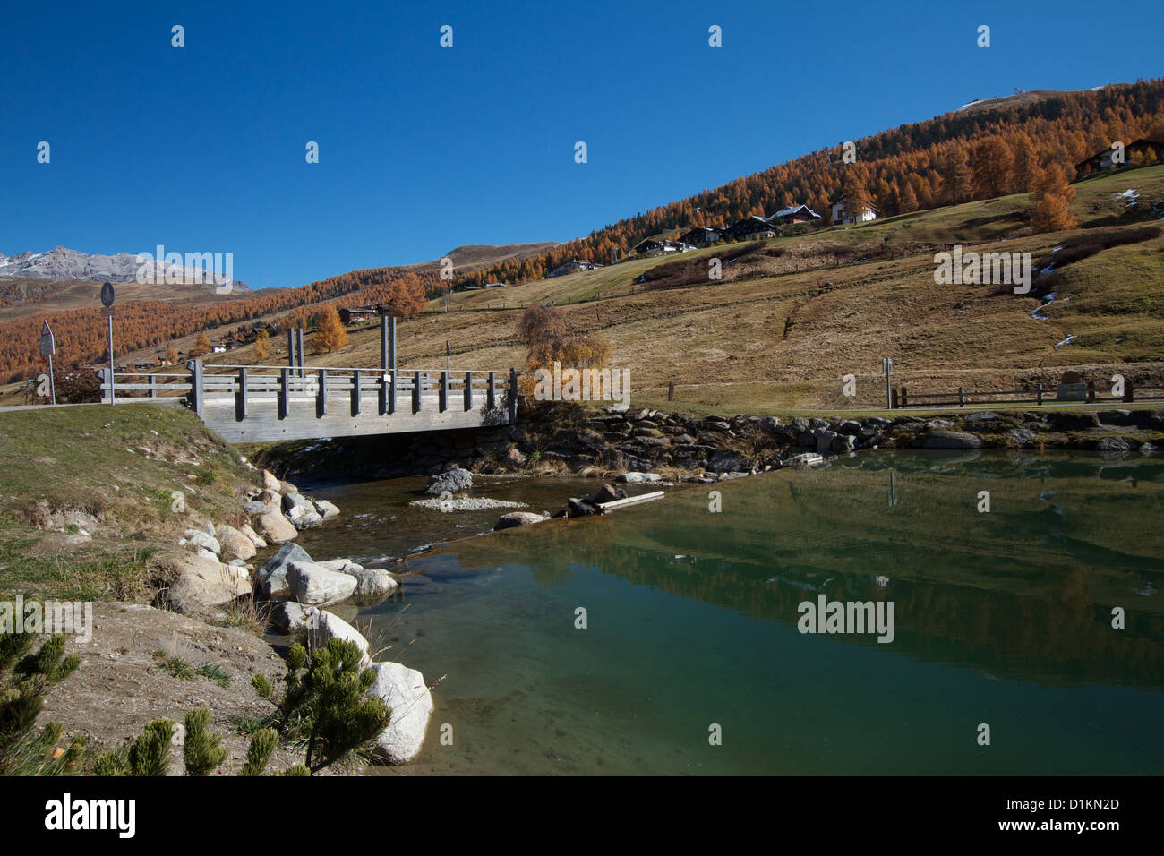 Livigno - Alpi Italiane Foto Stock