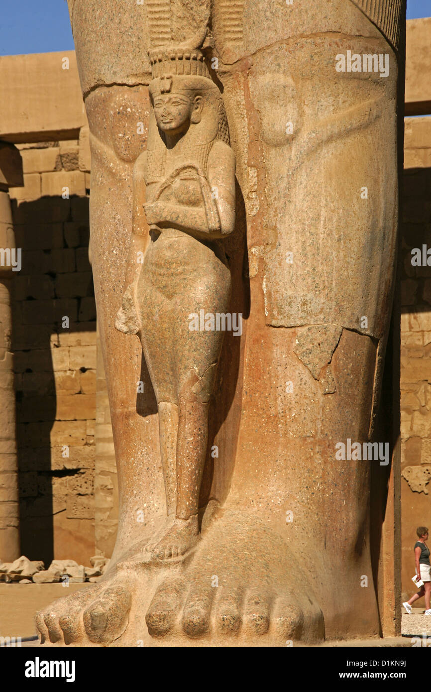 Egitto Tempio di Karnak Foto Stock