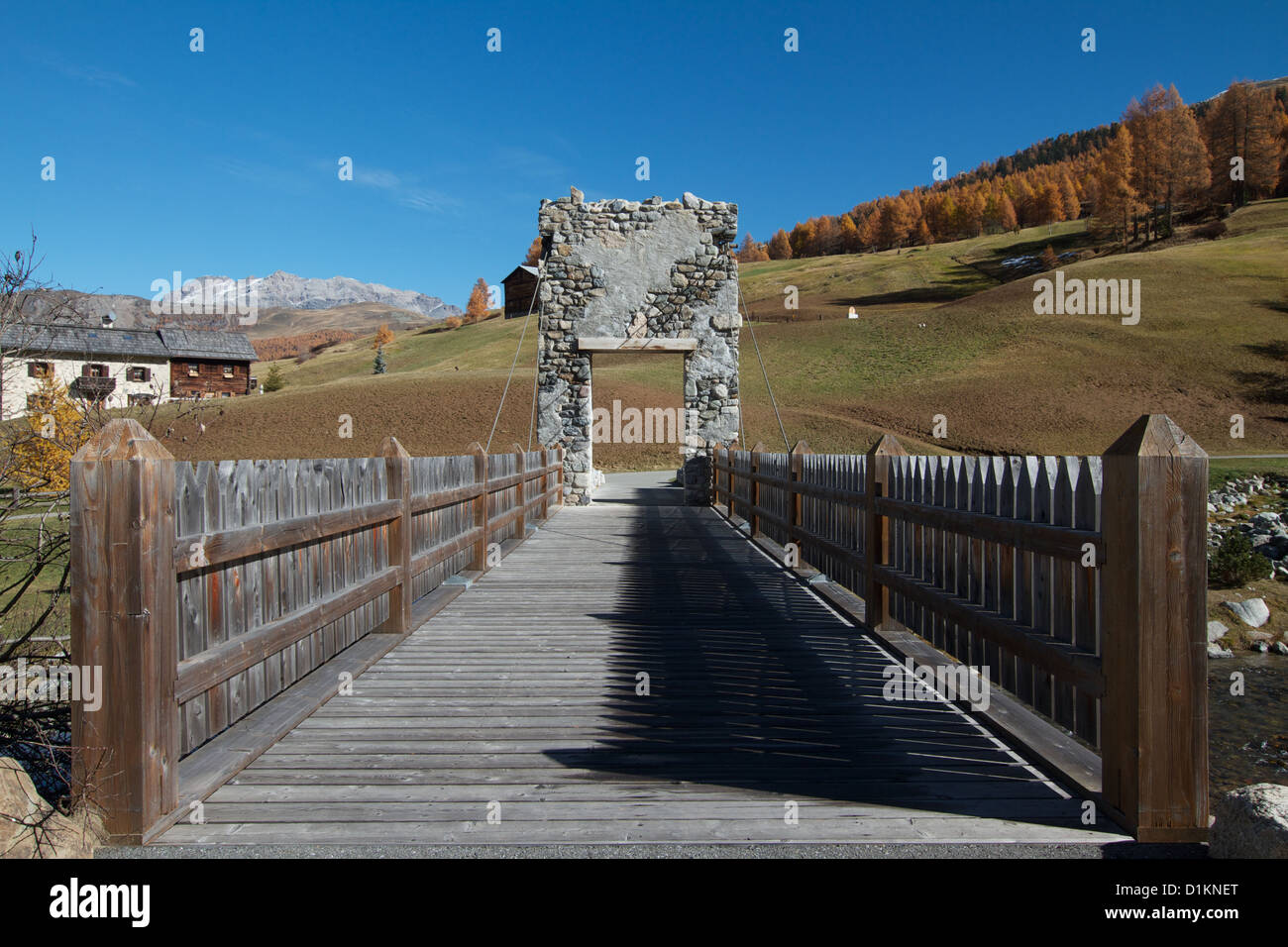 Livigno - Alpi Italiane Foto Stock