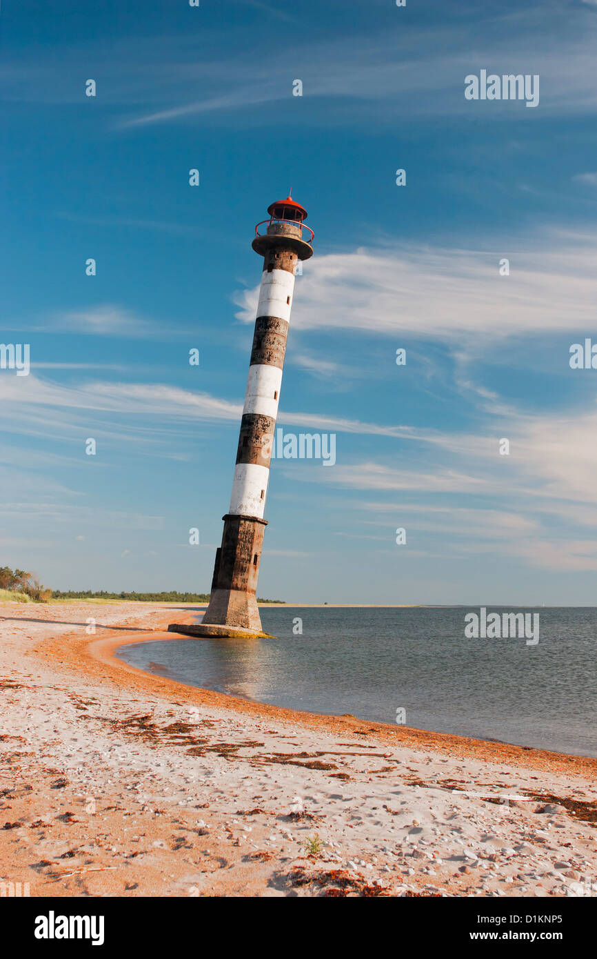 Faro inclinato Foto Stock