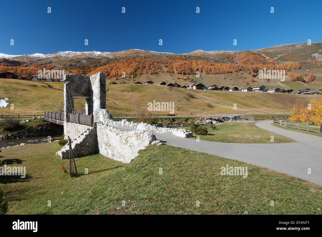 Livigno - Alpi Italiane Foto Stock