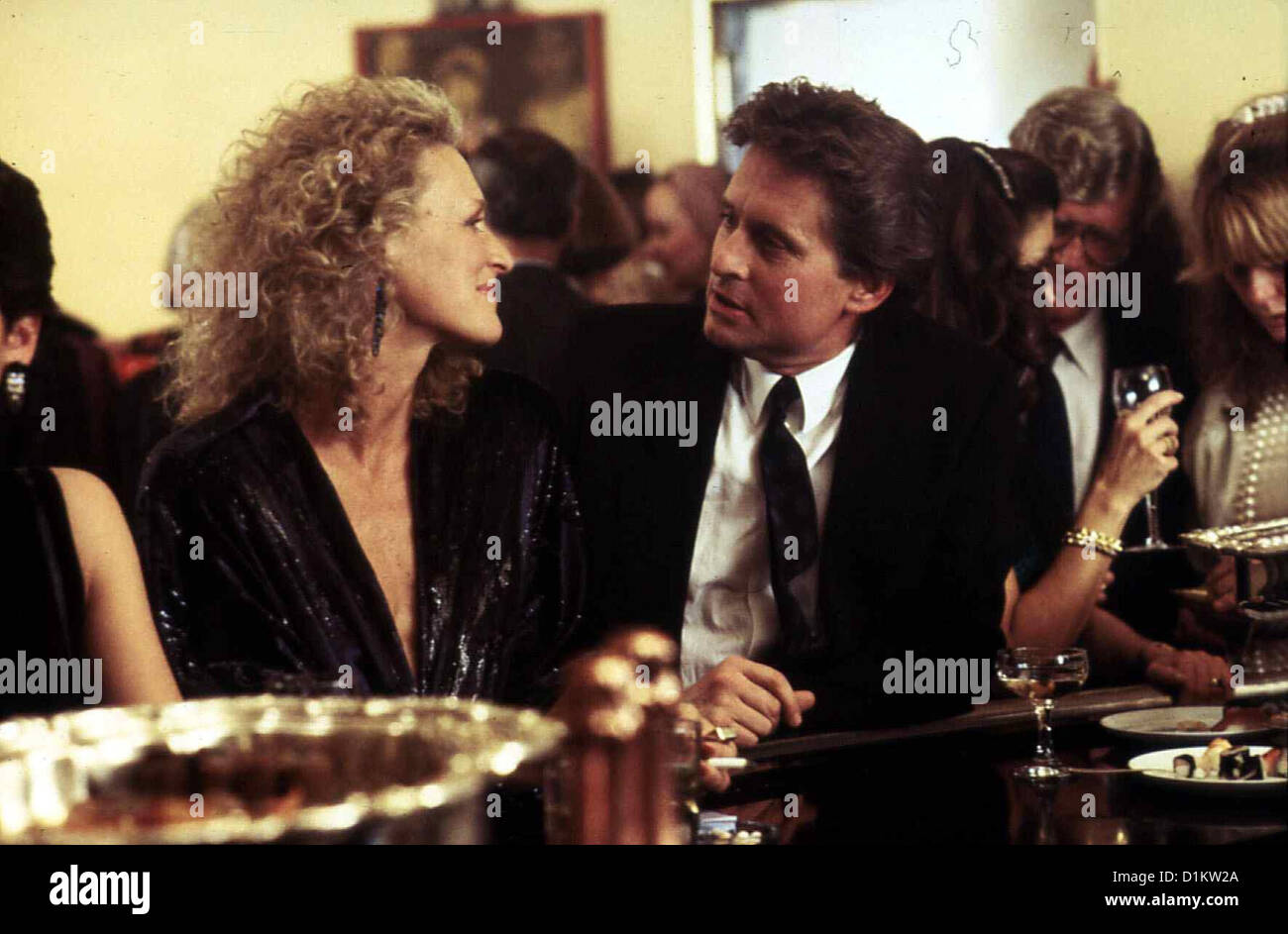Eine Verhaengnisvolle Affaere attrazione fatale Glenn Close, Michael Douglas Der Rechtsanwalt Dan Gallagher (Michael Douglas) Foto Stock