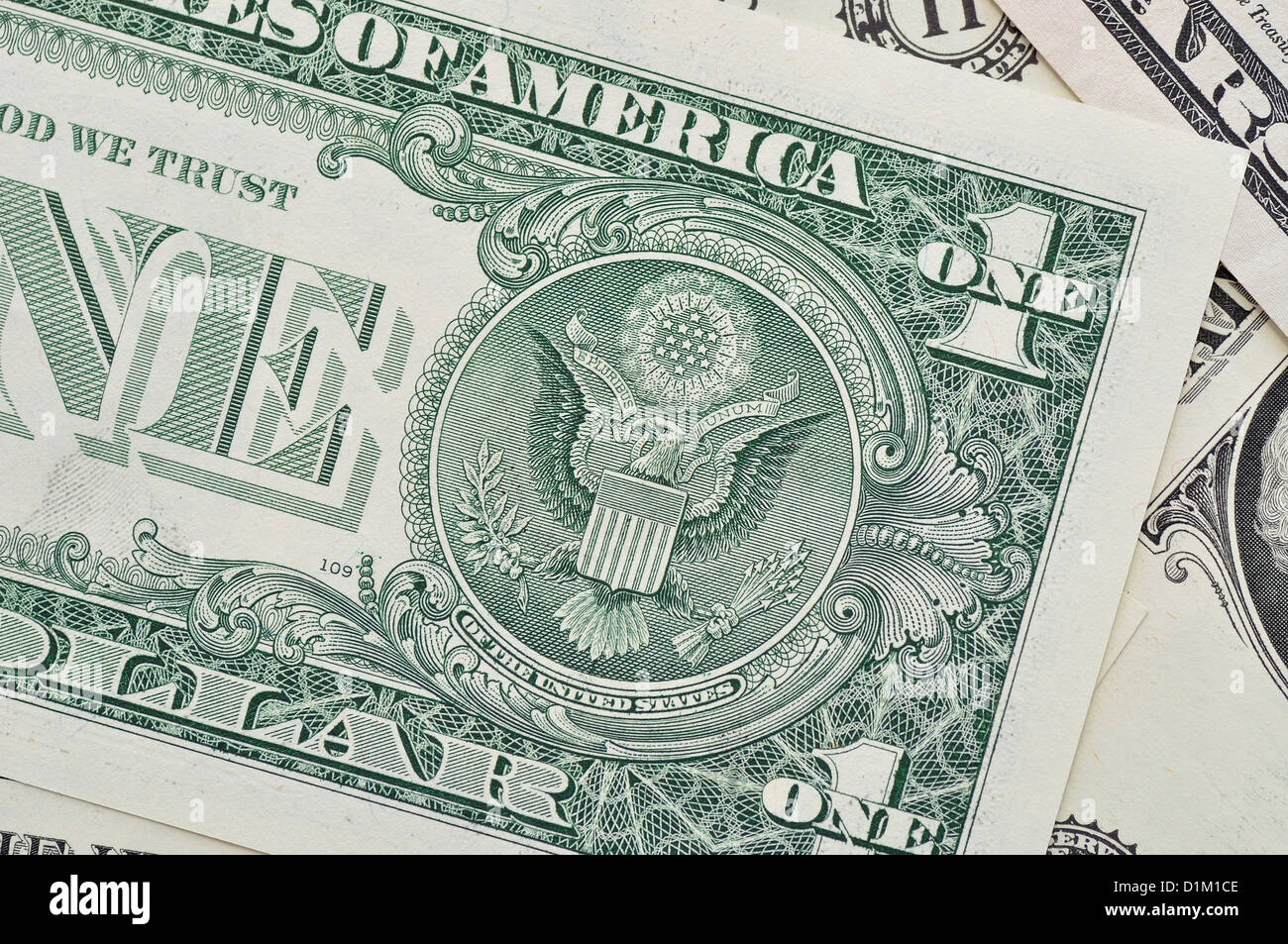 Dollaro banconote come sfondo. Foto Stock