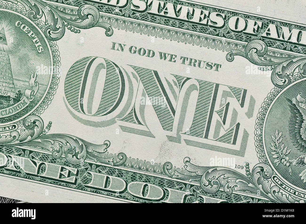 Dollaro banconote come sfondo. Foto Stock