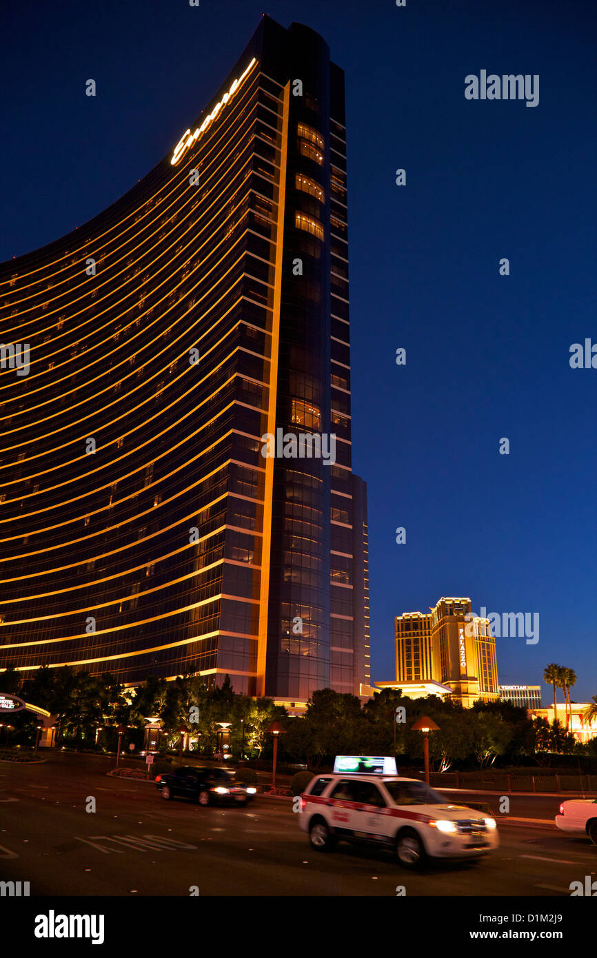 Encore Hotel e Casinò e Palazzo Hotel Las Vegas, Nevada, STATI UNITI D'AMERICA Foto Stock