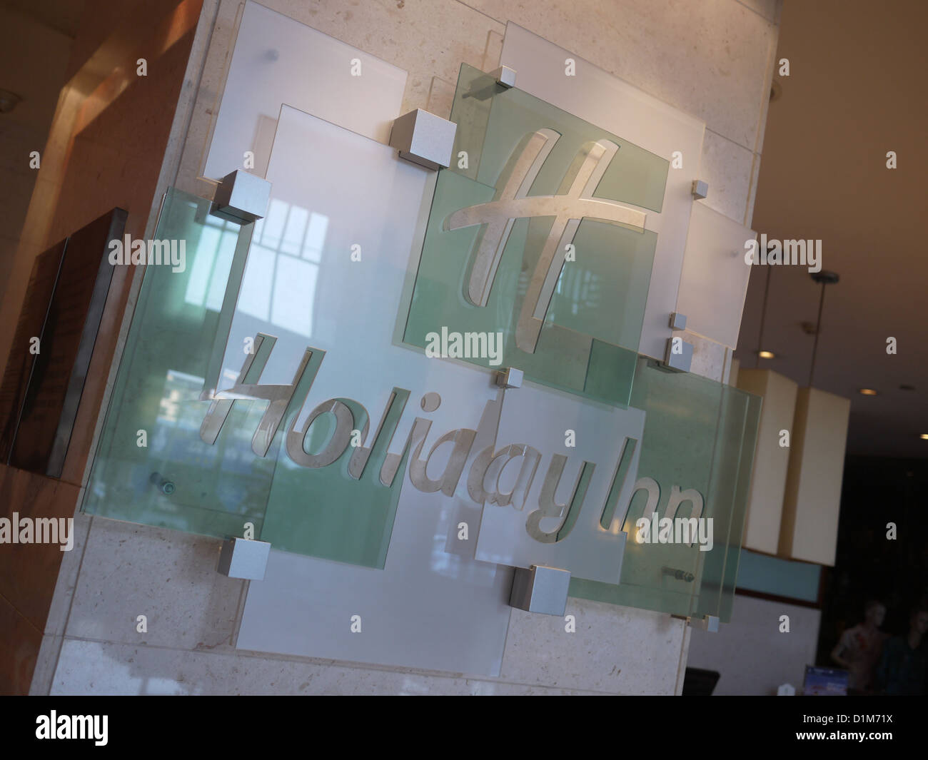 Holiday inn hotel logo Foto Stock