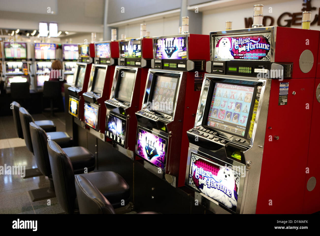 La video slot gioco di macchine macchine per gioco d'azzardo Las Vegas Nevada USA Foto Stock