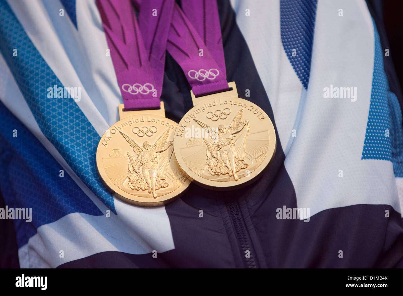 2012 Londra medaglie d'oro Foto Stock