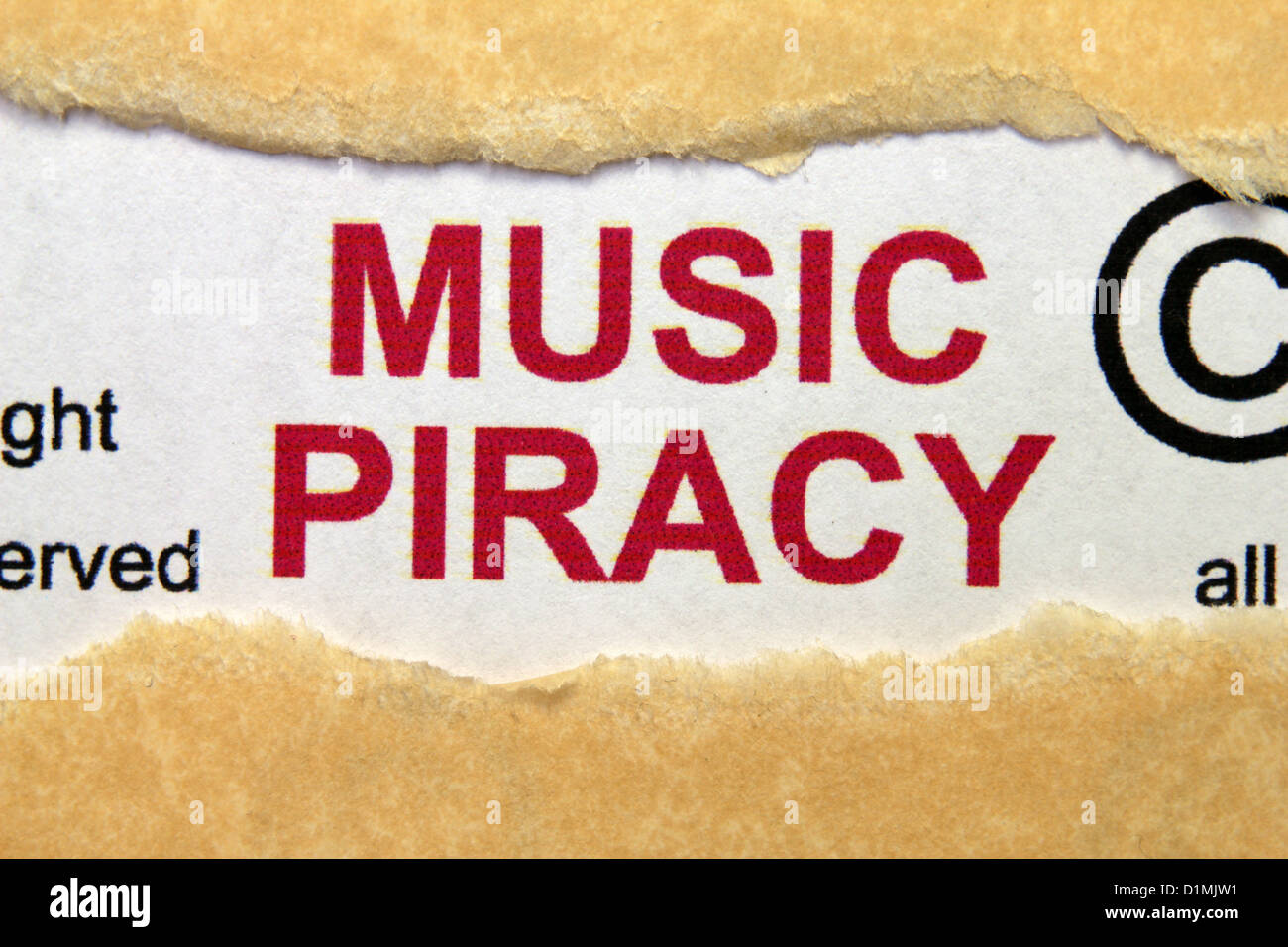 La pirateria Web concept Foto Stock
