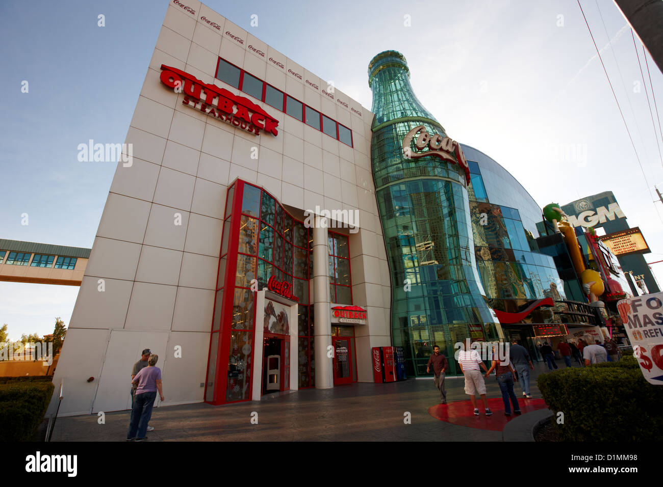 Il mondo di coca-cola store su Las Vegas Boulevard Nevada USA Foto Stock