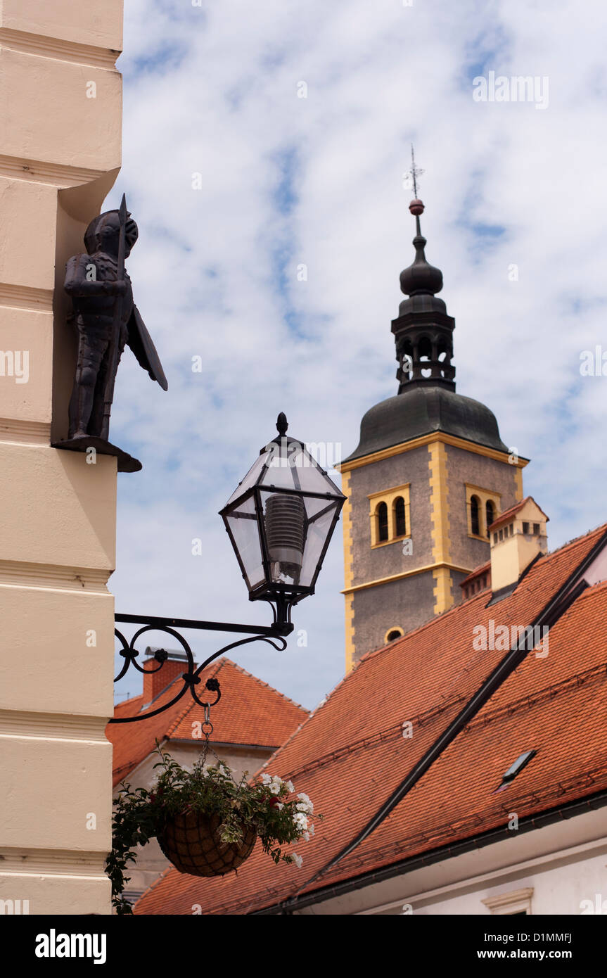 Varazdin Centro Foto Stock