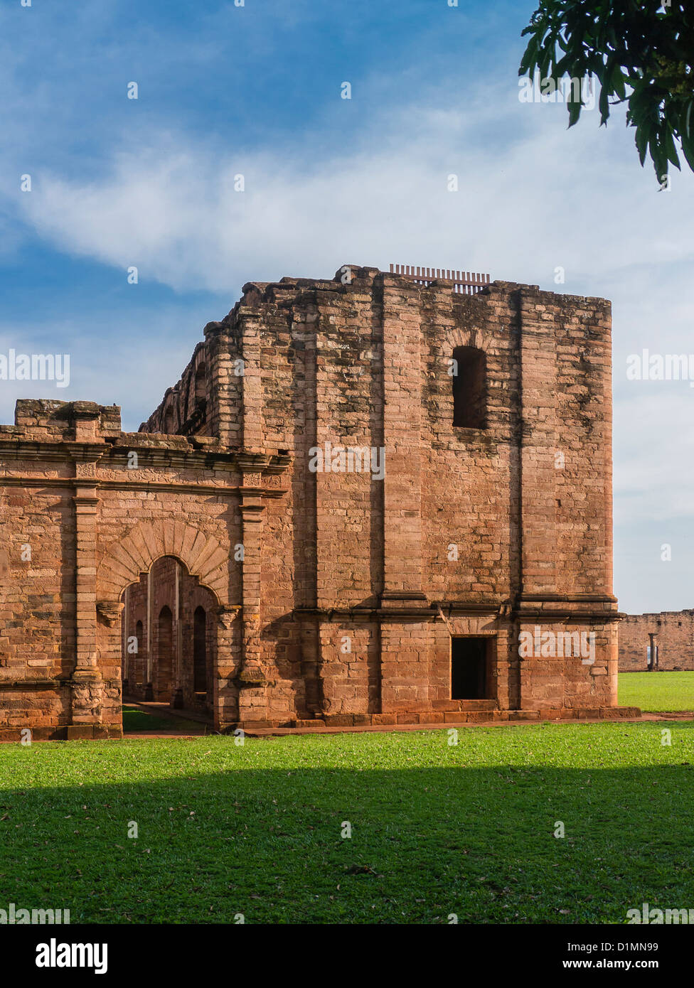 Le rovine della Trinidad missione gesuita, La Santísima Trinidad de Paraná, situato nel sud del Paraguay. Foto Stock