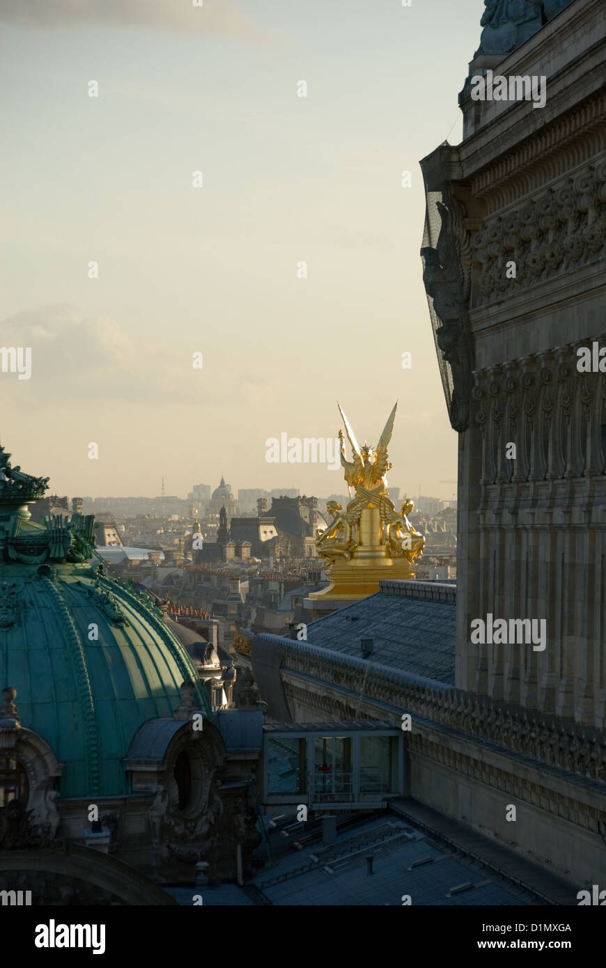 La casa dell'Opera di Parigi scultura Foto Stock