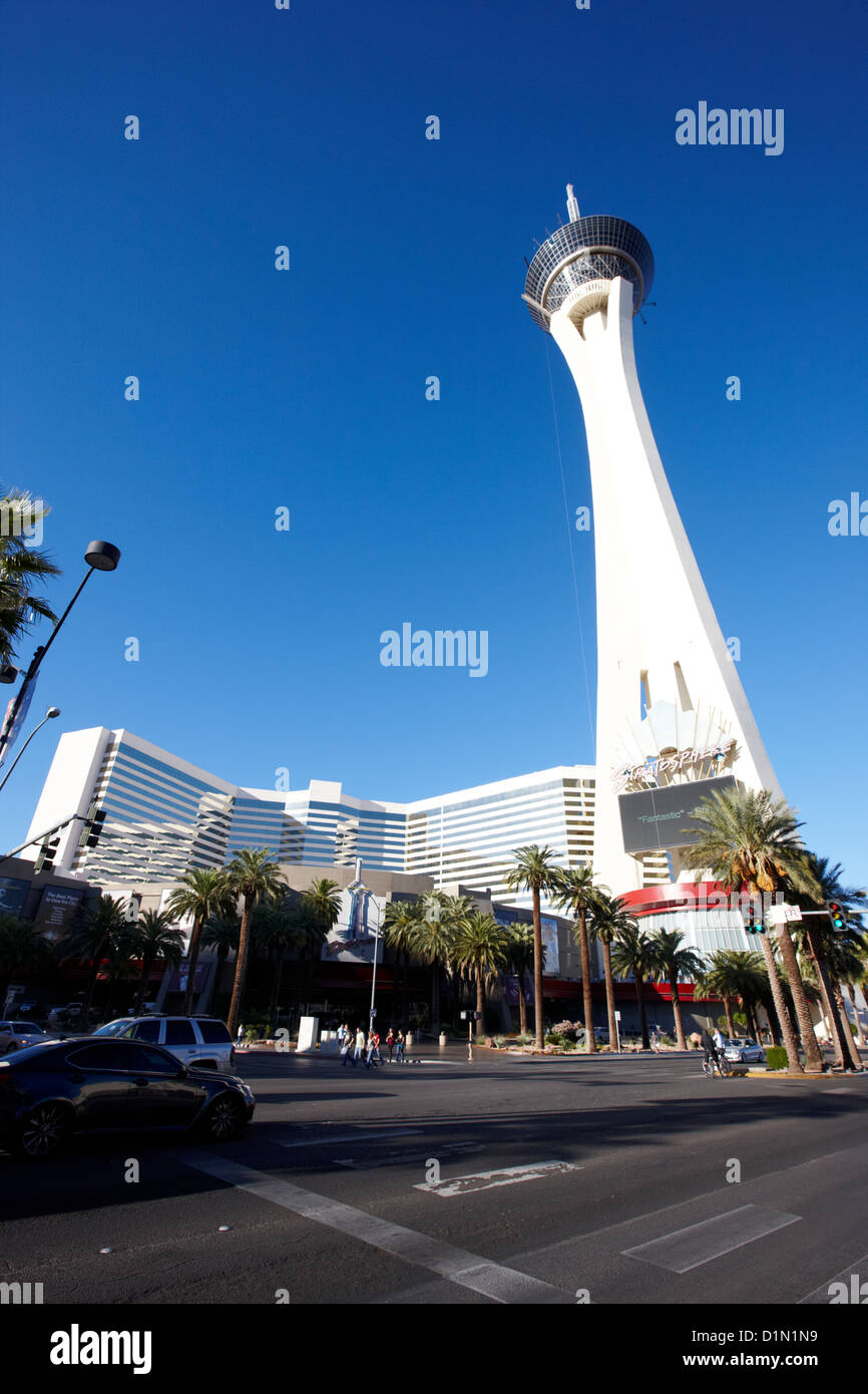 Stratosphere Tower Hotel and Casino Las Vegas Nevada USA Foto Stock