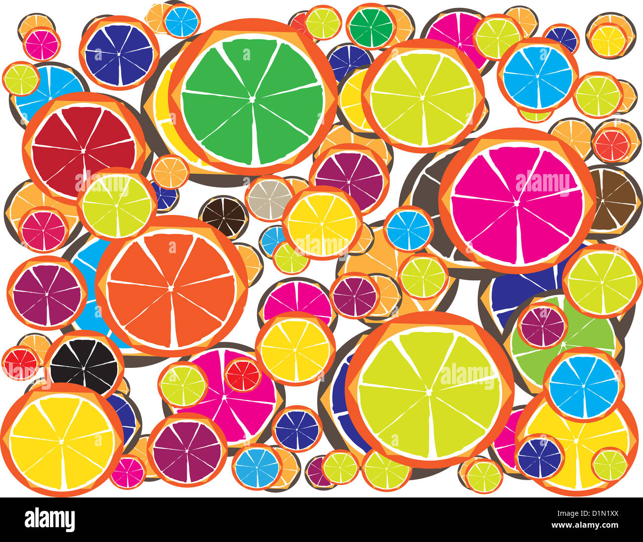 Colorato di succo di limone per la dieta con il tuo stile Fitness II Foto Stock