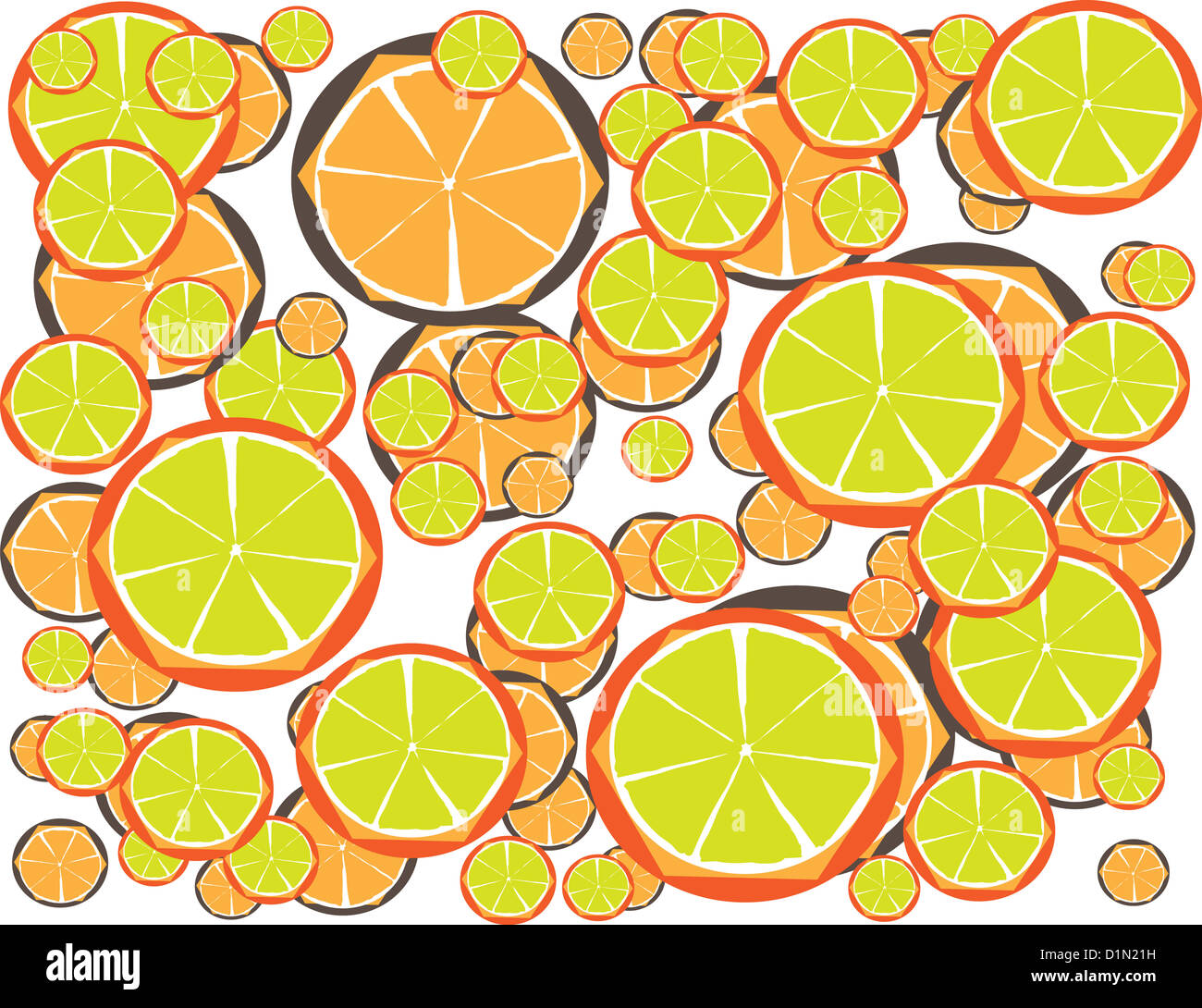 Multicolor succo di limone per la dieta con il tuo stile di fitness Foto Stock