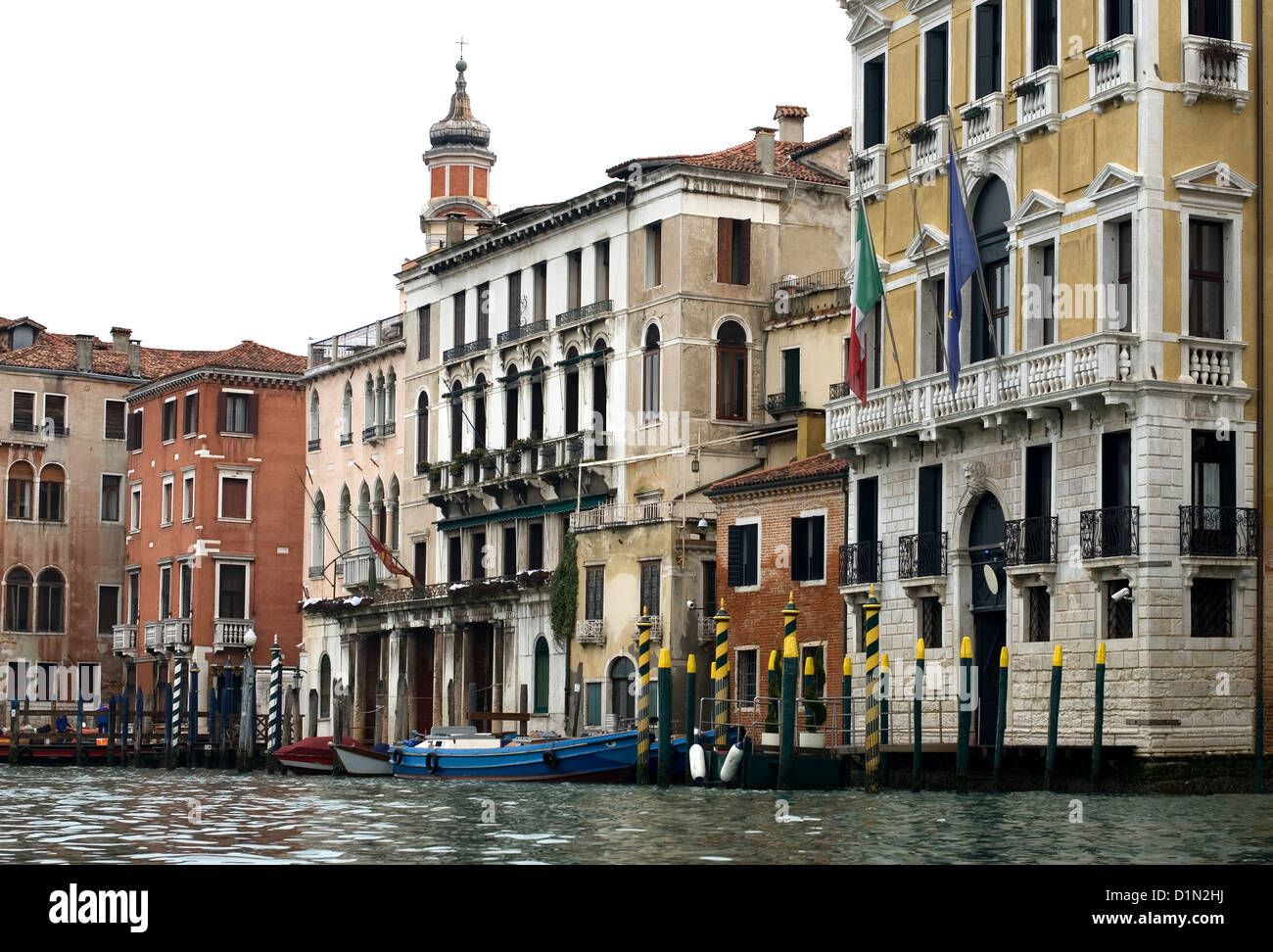 Canal Grande Scena, Venezia, Italia Foto Stock