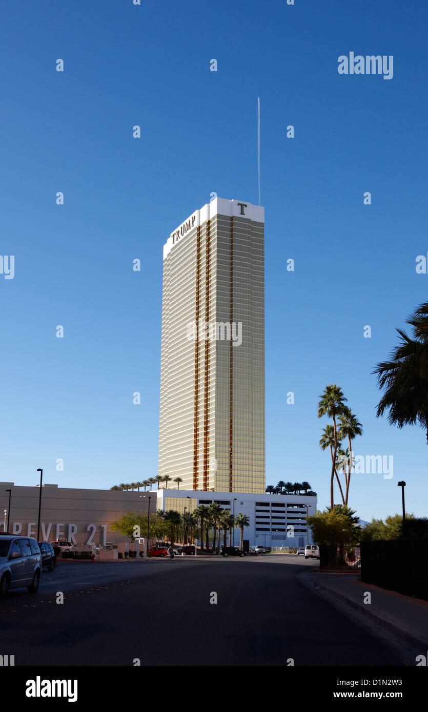 Il Trump Hotel lussuoso condominio e multiproprietà Las Vegas Nevada USA Foto Stock