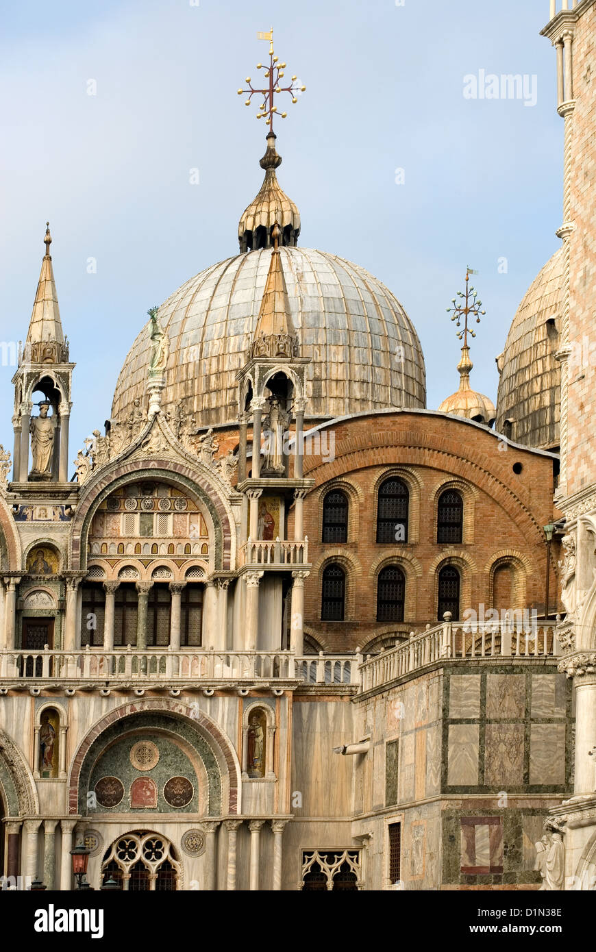 La Basilica di San Marco, Venezia, Italia Foto Stock