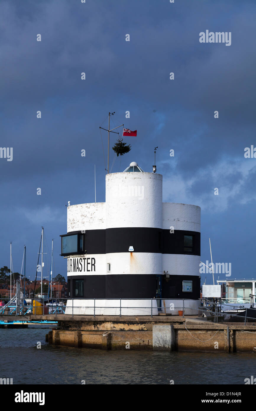 Capitaneria di porto di fiume Hamble a Warsash Foto Stock