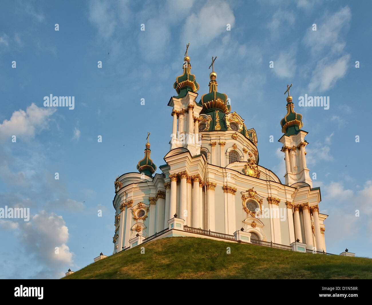 Sant'Andrea cattedrale a Kiev, Ucraina Foto Stock
