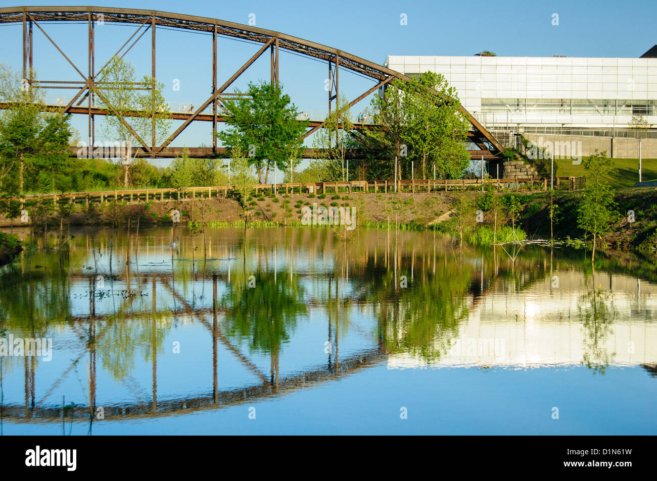 William J. Clinton Presidential Library and Museum di Little Rock, Arkansas Foto Stock