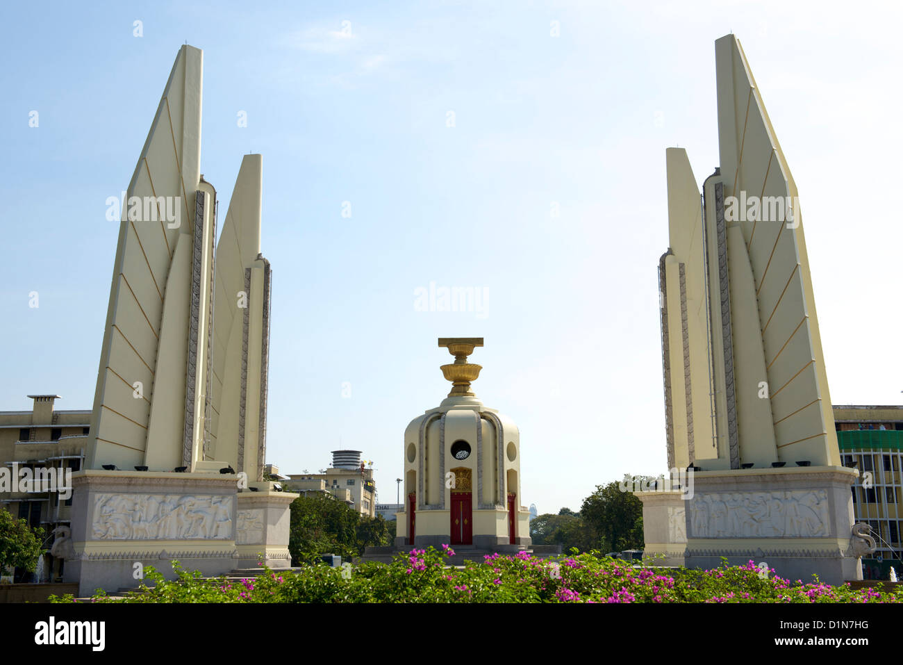La democrazia un monumento Bangkok Foto Stock