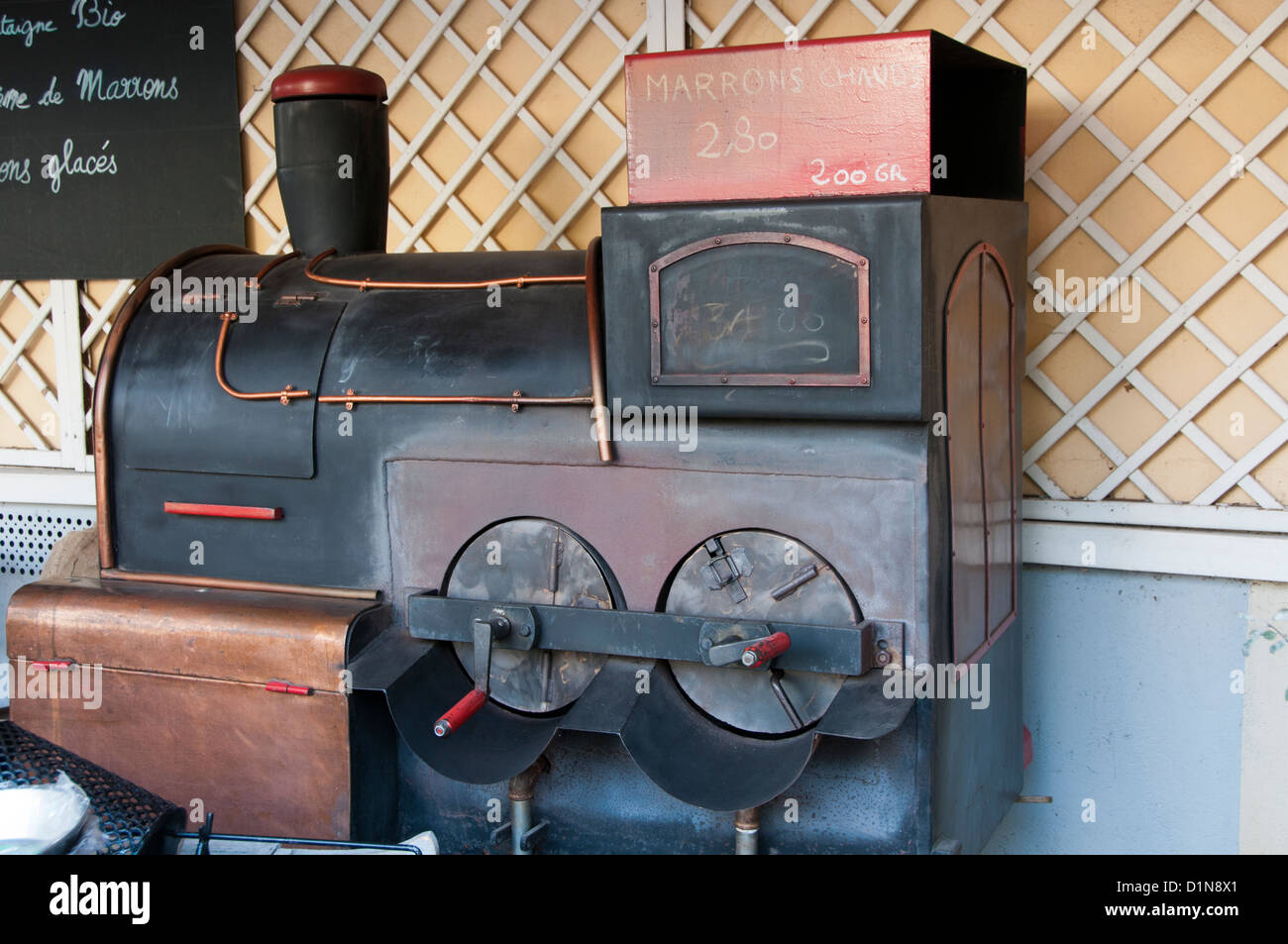 Forno di castagno a Collobrières Sud della Francia. Foto Stock