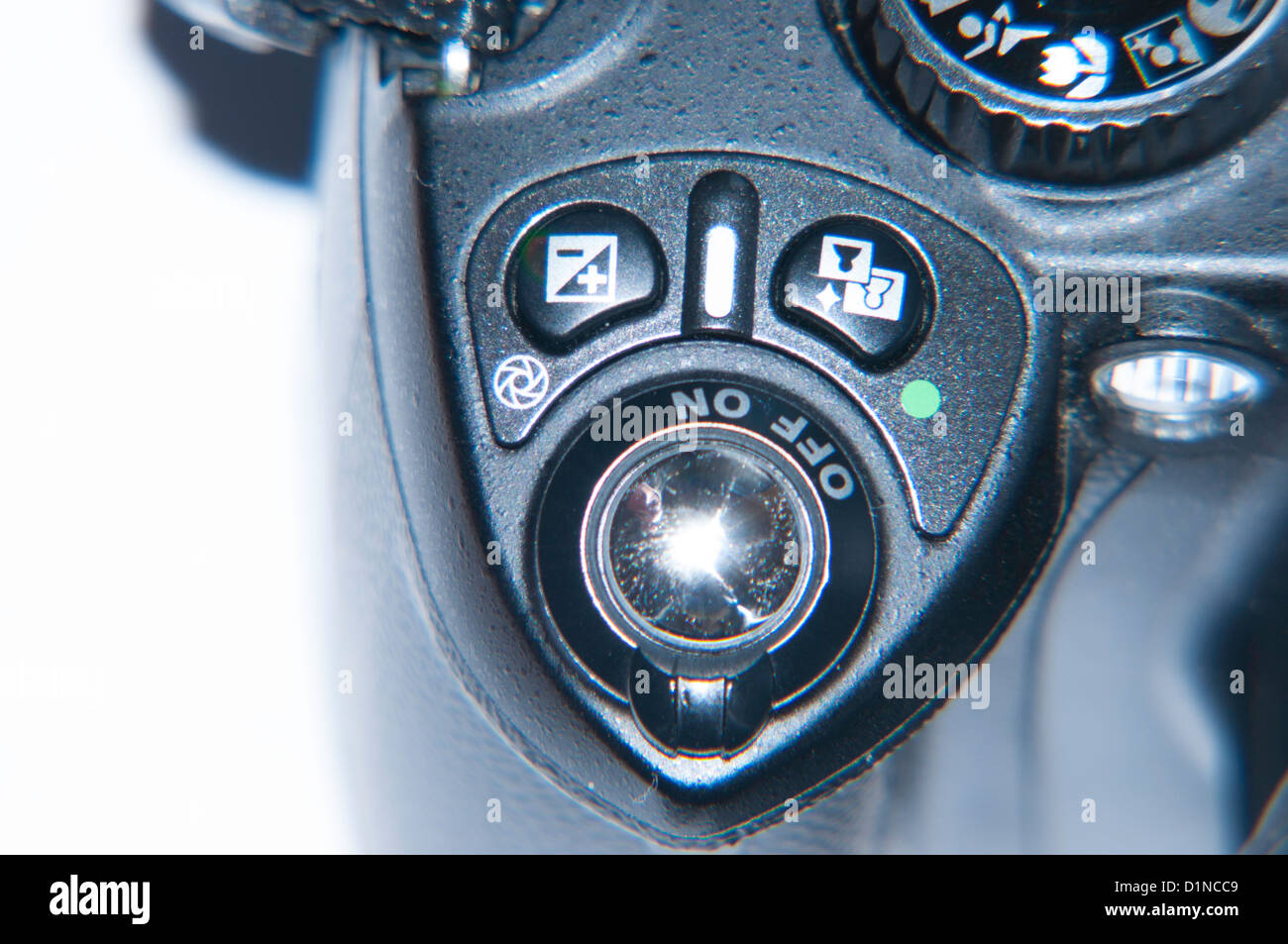 Pulsante otturatore della fotocamera Foto Stock