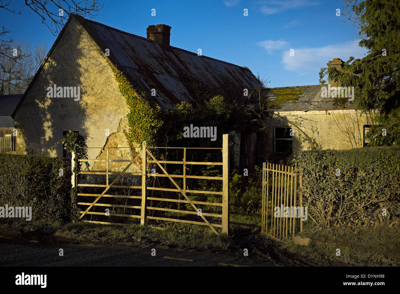 Fattoria abbandonata Foto Stock