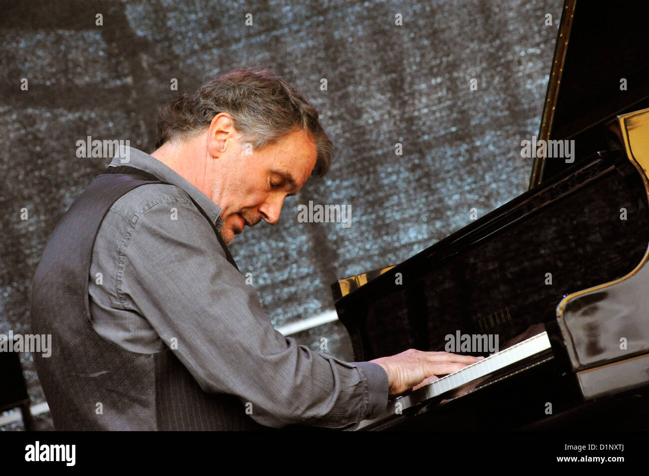 Jazz svedese pianista Bobo Stenson eseguendo a Stoccolma Jazz Festival. Foto Stock