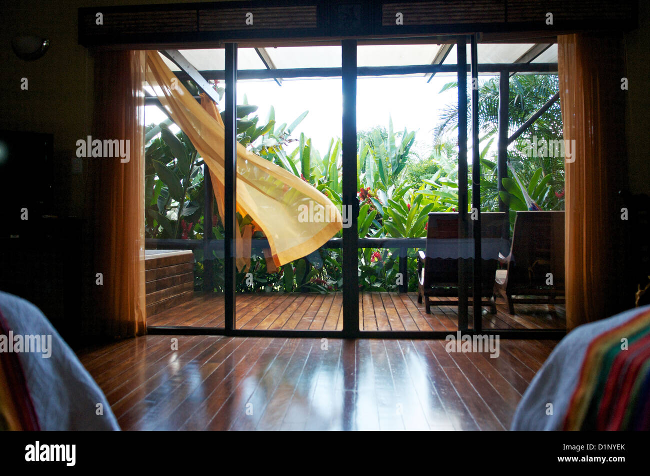 Casita Camera Deluxe a Nayara Hotel, Spa & Gardens, Oeste de Fortuna, La Fortuna de San Carlos, Costa Rica Foto Stock