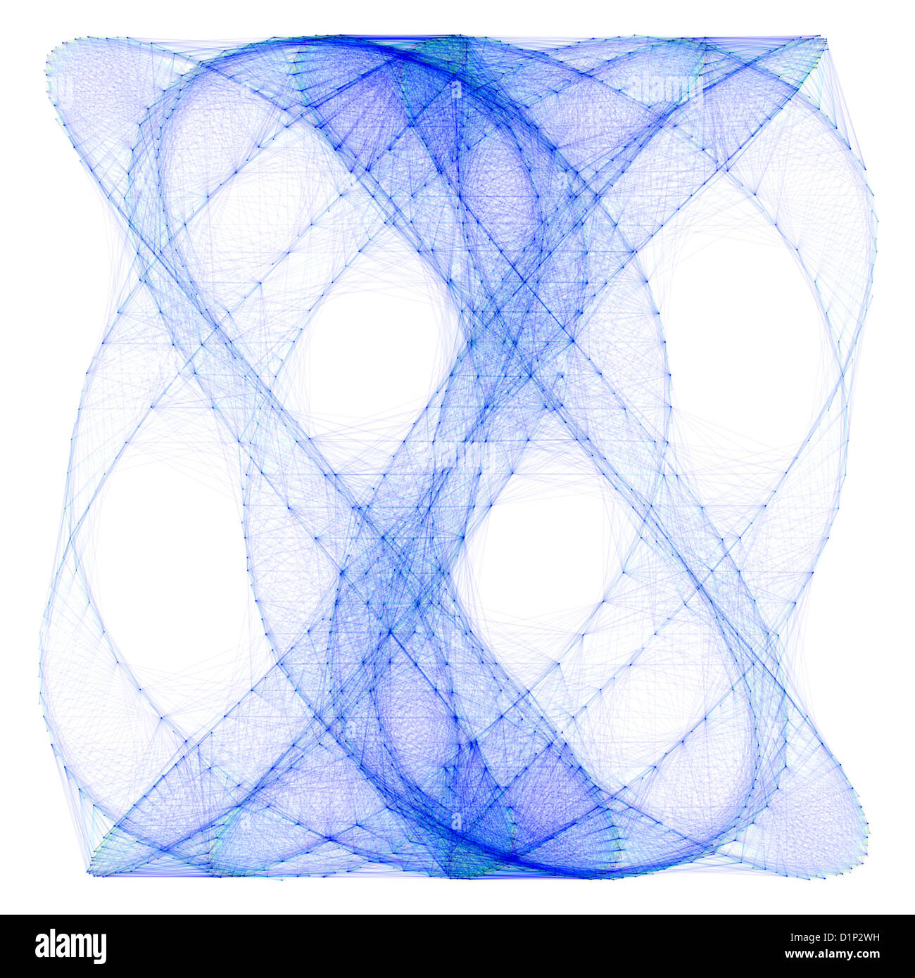 Figura di Lissajous, artwork Foto Stock