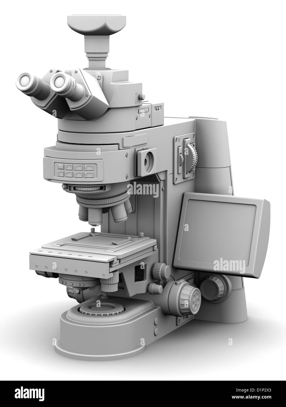 Spia ottica microscopio con fotocamera Foto Stock