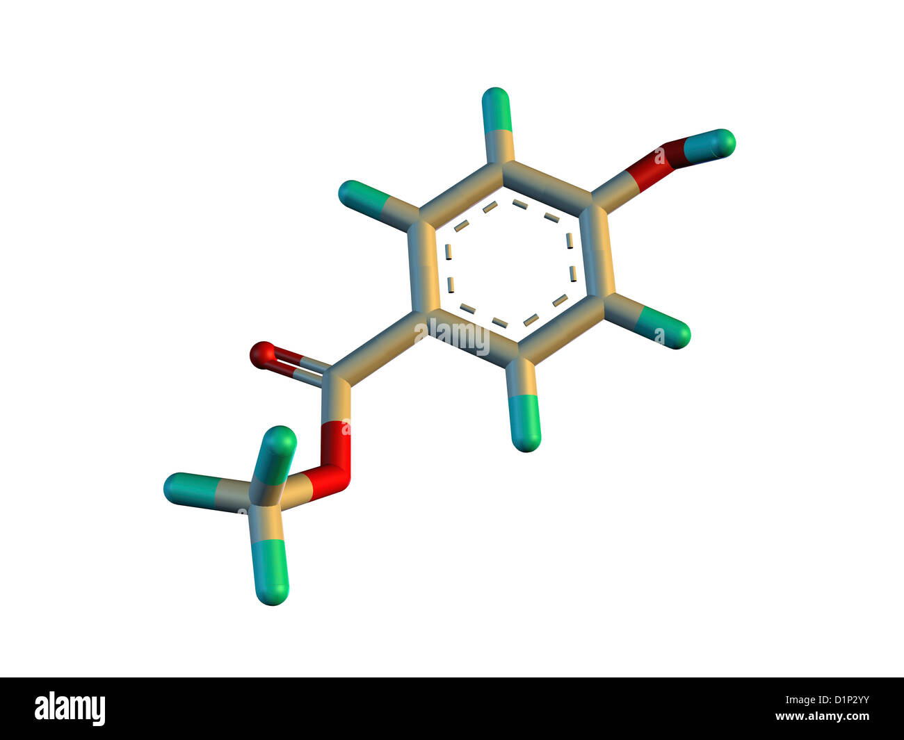Metilparaben molecola Foto Stock